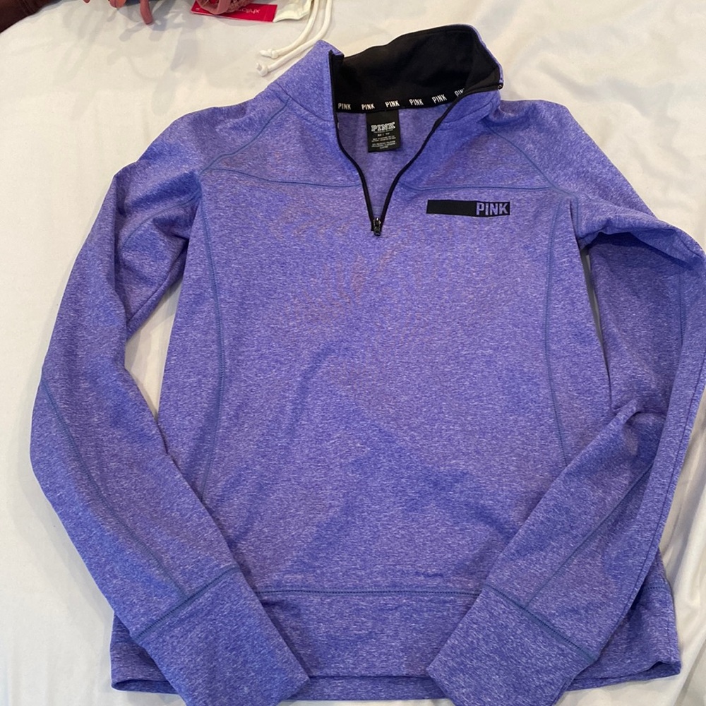 VS pink half zip